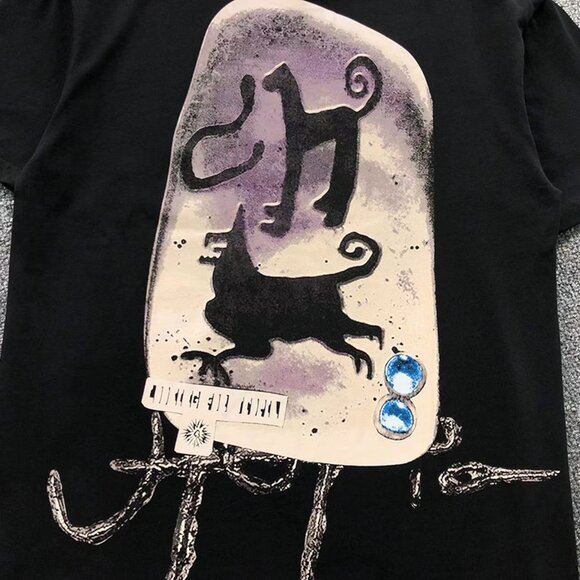 Travis Scott Utopia B5 Tee Black - Picture 7 of 9